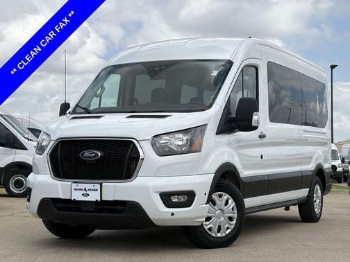 Oxford White 2024 Ford Transit-350 XLT