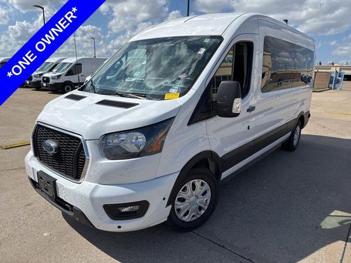 Oxford White 2024 Ford Transit-350 XLT
