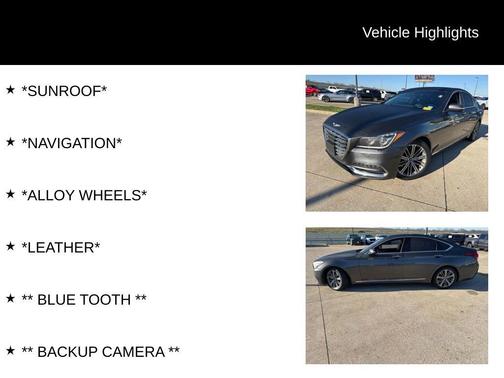 2018 Genesis G80 3.8