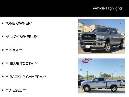 2024 RAM 2500 Big Horn Crew Cab 4x4 6'4' Box
