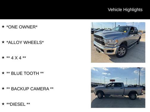 2024 RAM 2500 Big Horn Crew Cab 4x4 6'4' Box