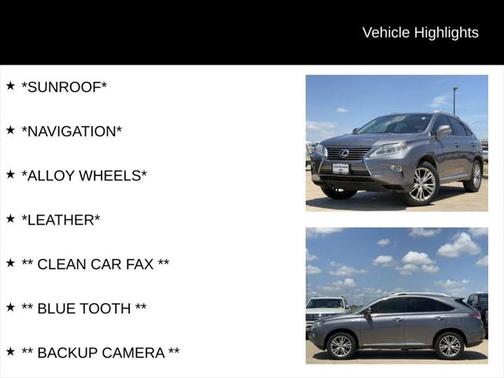 2013 Lexus RX 350 Base