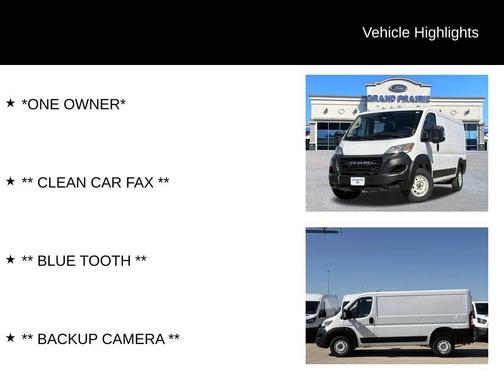 2023 RAM ProMaster 2500 Base