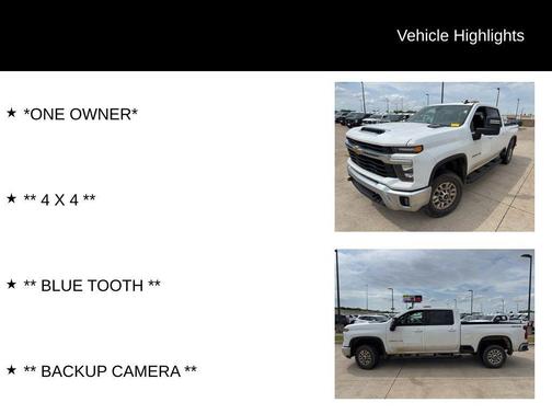 Summit White 2024 Chevrolet Silverado 2500 LT