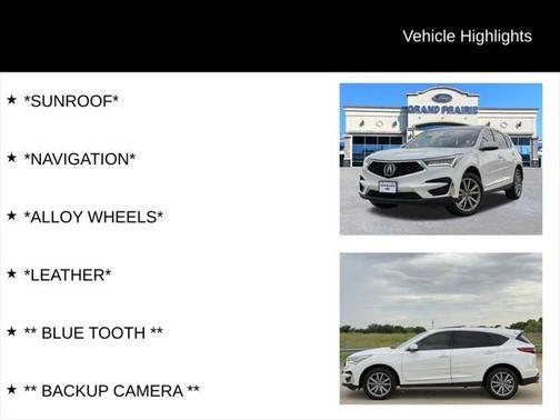 2020 Acura RDX Technology Package