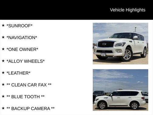 2017 INFINITI QX80 Base