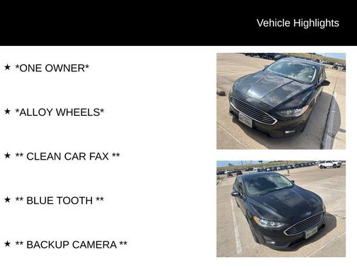 Agate Black Metallic 2020 Ford Fusion SE