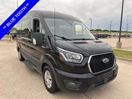 Agate Black 2023 Ford Transit-350 XLT