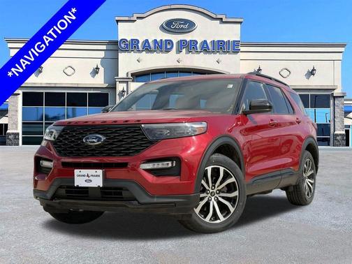 Rapid Red Metallic Tinted Clearcoat 2022 Ford Explorer ST-Line