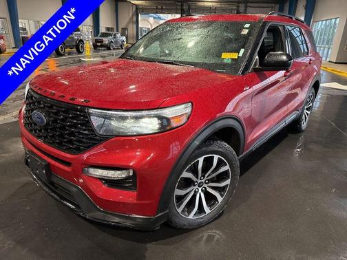 Rapid Red Metallic Tinted Clearcoat 2022 Ford Explorer ST-Line