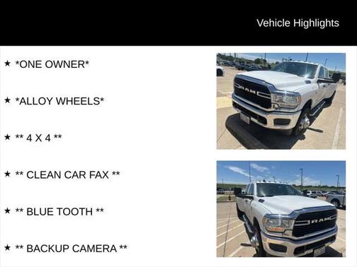 2021 RAM 3500 Tradesman Crew Cab 4x4 8' Box