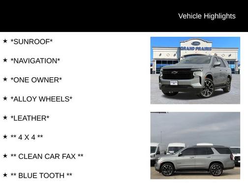 2024 Chevrolet Tahoe 4WD RST