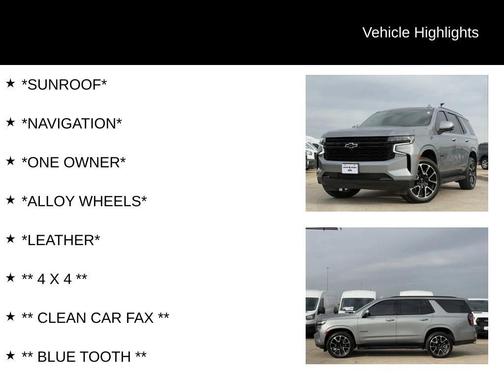 2024 Chevrolet Tahoe 4WD RST