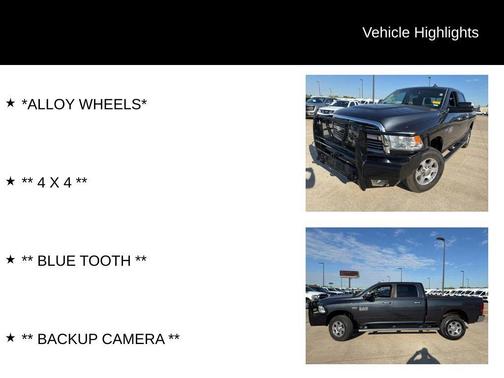 2016 RAM 2500 Lone Star