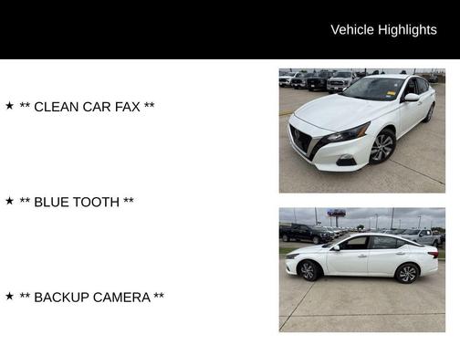 Glacier White 2022 Nissan Altima S FWD