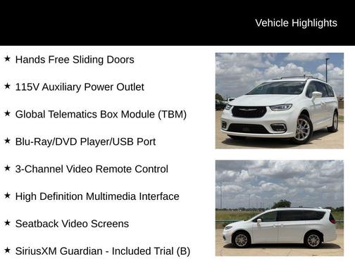 Bright White Clearcoat 2021 Chrysler Pacifica Touring L