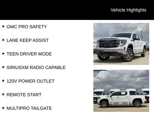 Summit White 2022 GMC Sierra 1500 SLT