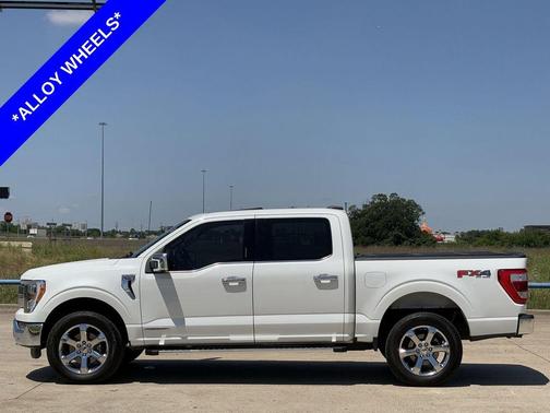 Star White Metallic Tri-Coat 2023 Ford F-150 Lariat