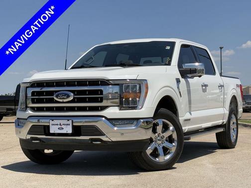 Star White Metallic Tri-Coat 2023 Ford F-150 Lariat