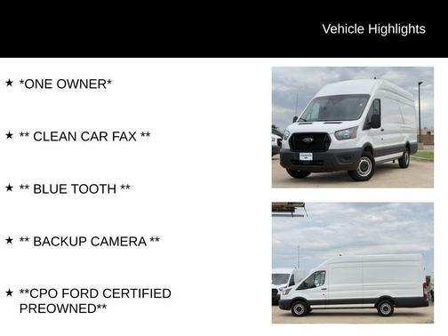 Oxford White 2023 Ford Transit-250 Base