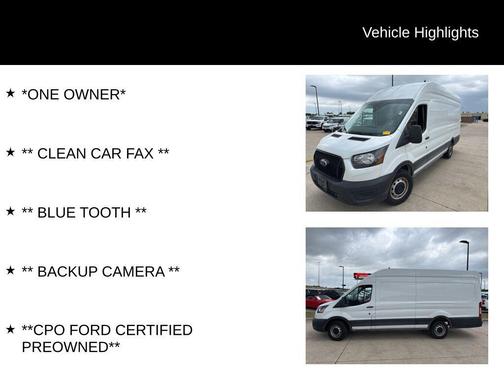 Oxford White 2023 Ford Transit-250 Base