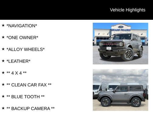 Carbonized Gray Metallic 2023 Ford Bronco Outer Banks