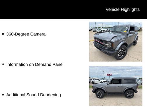 Carbonized Gray Metallic 2023 Ford Bronco Outer Banks
