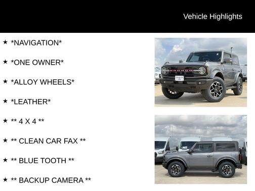 Carbonized Gray Metallic 2023 Ford Bronco Outer Banks