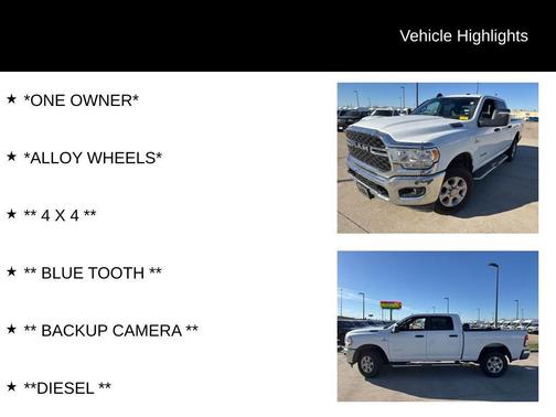 2024 RAM 2500 Big Horn Crew Cab 4x4 6'4' Box
