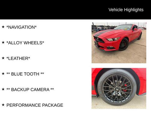 Race Red 2015 Ford Mustang GT Premium