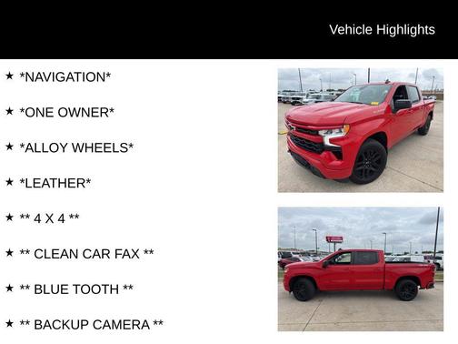 Red Hot 2023 Chevrolet Silverado 1500 RST