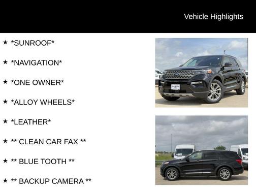 Agate Black 2023 Ford Explorer Limited