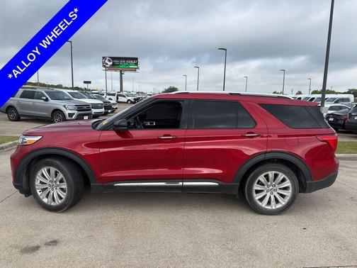 Rapid Red Metallic Tinted Clearcoat 2022 Ford Explorer Limited