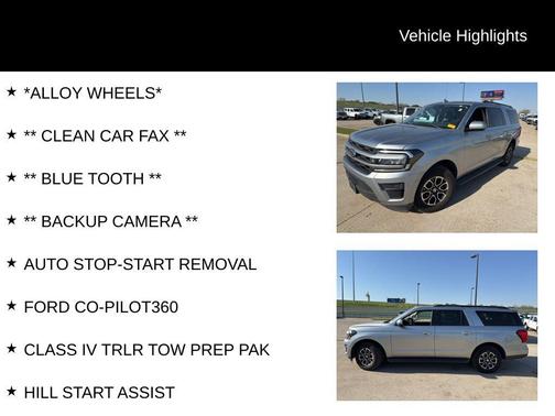 Iconic Silver 2022 Ford Expedition Max XLT