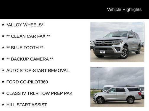 Iconic Silver 2022 Ford Expedition Max XLT