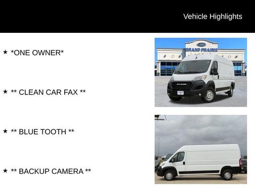 2025 RAM ProMaster 2500 Tradesman
