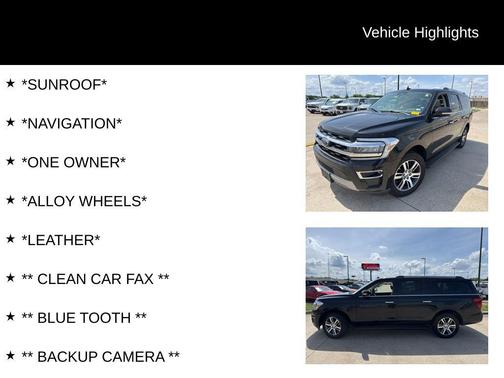 Agate Black 2024 Ford Expedition Max Limited