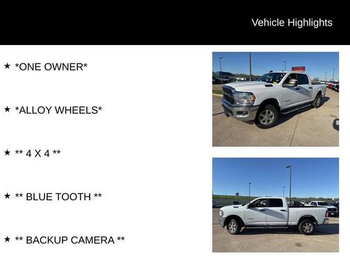 2024 RAM 2500 Big Horn Crew Cab 4x4 6'4' Box