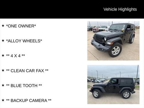 2022 Jeep Wrangler Sport S