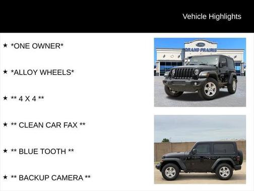 2022 Jeep Wrangler Sport S