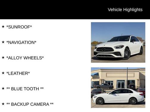 2023 Mercedes-Benz C-Class Sedan