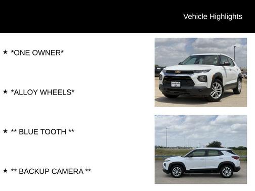Summit White 2023 Chevrolet Trailblazer LS