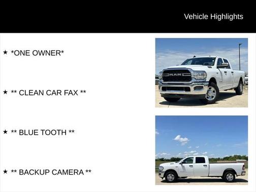 2022 RAM 2500 Tradesman Crew Cab 4x2 8' Box