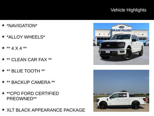 Oxford White 2024 Ford F-150 XLT