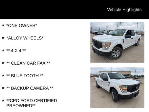 Oxford White 2021 Ford F-150 XL