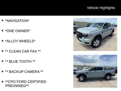 Cactus Grey 2024 Ford Ranger XL