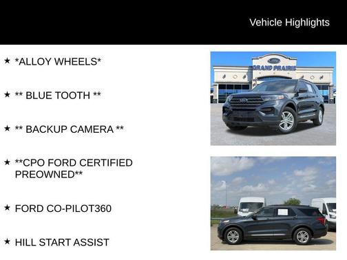 Stone Blue Metallic 2023 Ford Explorer XLT