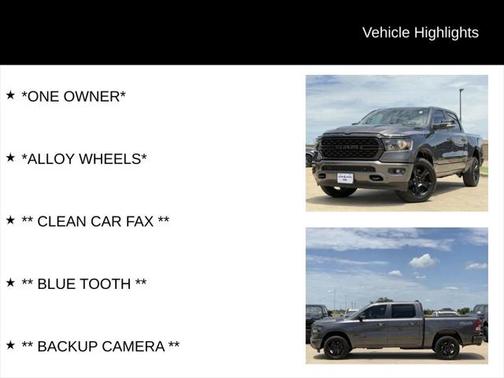 2022 RAM 1500 Big Horn/Lone Star