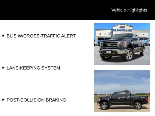 Agate Black Metallic 2022 Ford F-150 XLT