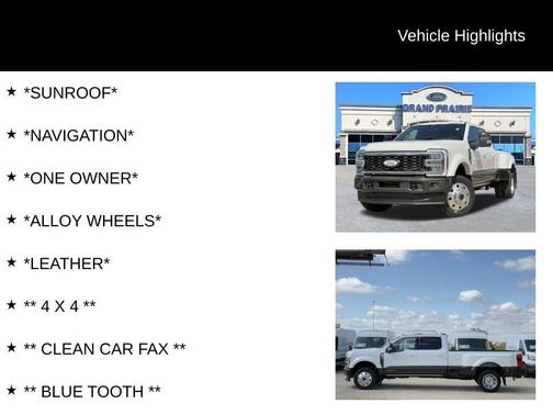 Star White Metallic Tri-Coat 2024 Ford F-450 King Ranch